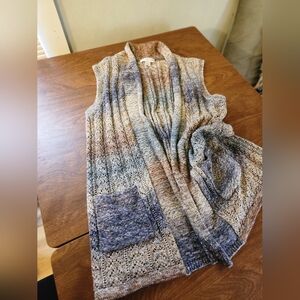 Christopher & Banks Speckled Knit Cardigan- Christopher & Banks Sz L